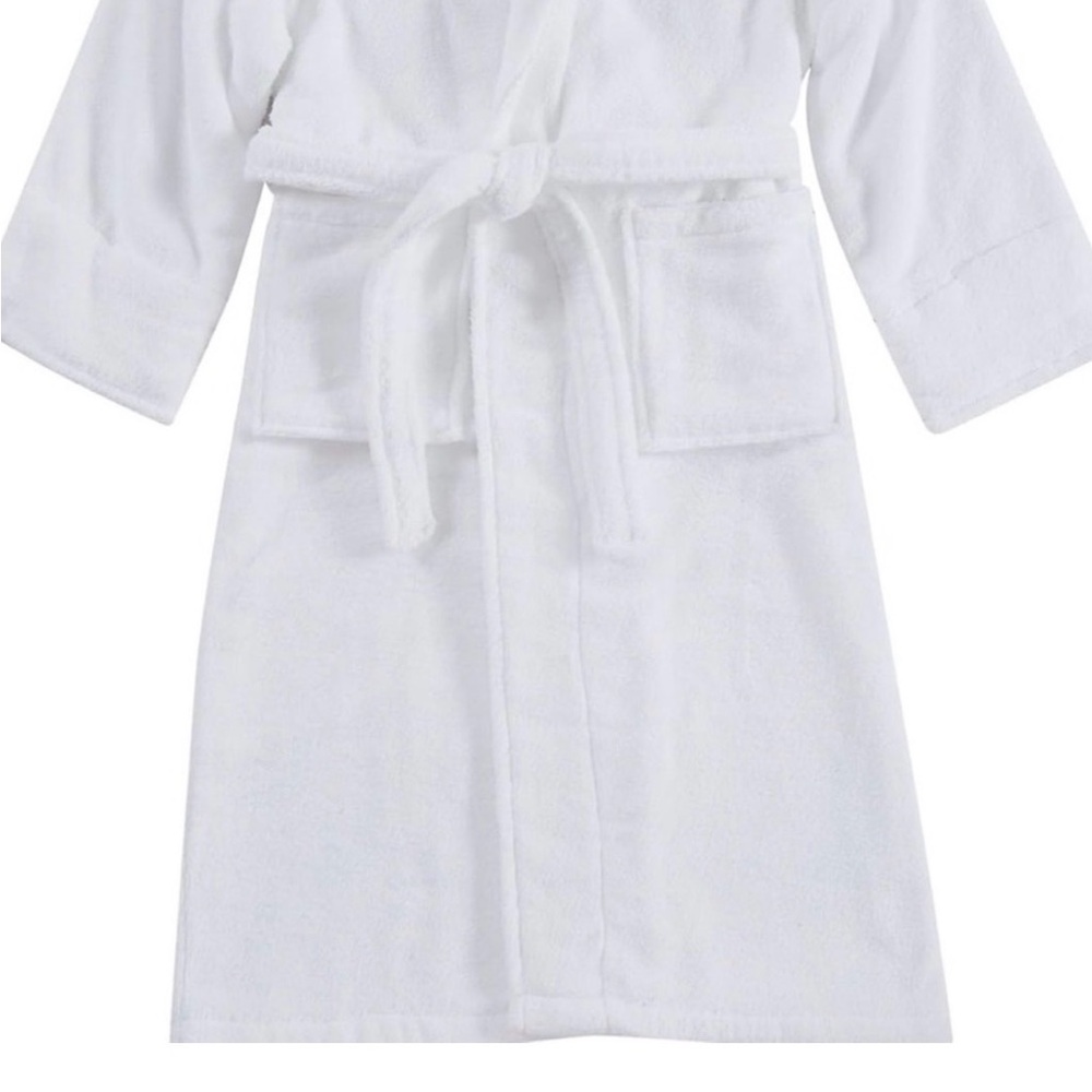 Charisma White Textured ROBE UNISEX